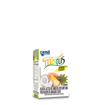 Bebida Láctea Mistus Abacaxi e Coco Cemil 200ml